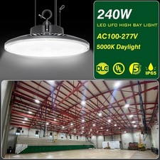 1000w Hidhps Replace 240w Ufo Led High Bay Light Warehouse Gym Work Shop Lamp