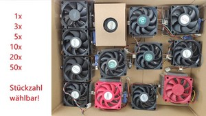 1x 3x 5x 10x 20x 50x AMD CPU Kühler Lüfter Konvolut Paket Sockel AM4 AM3 AM2 FM2