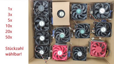 1x 3x 5x 10x 20x 50x AMD CPU Kühler Lüfter Konvolut Paket Sockel AM4 AM3 AM2 FM2