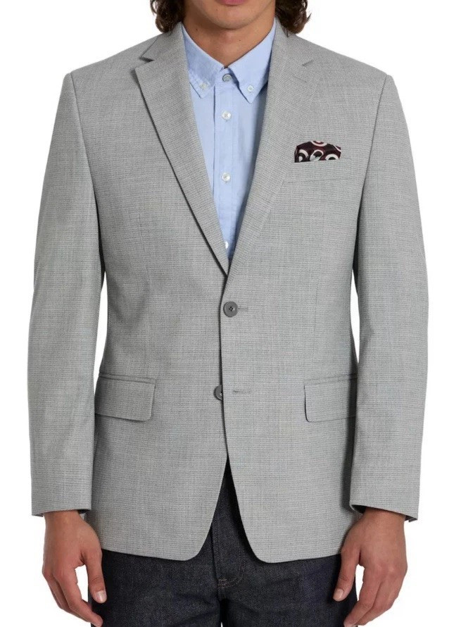Ben Sherman Men's Slim-Fit Solid Suit MSRP $395