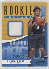 2019 Panini Absolute Memorabilia Rookie Threads Level 1 Chuma Okeke #RT-CHO nd3