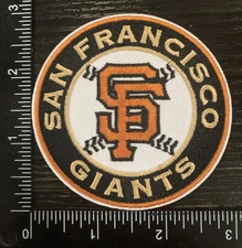SAN FRANCISCO GIANTS EMBROIDERED IRON ON PATCH MLB BASEBALL