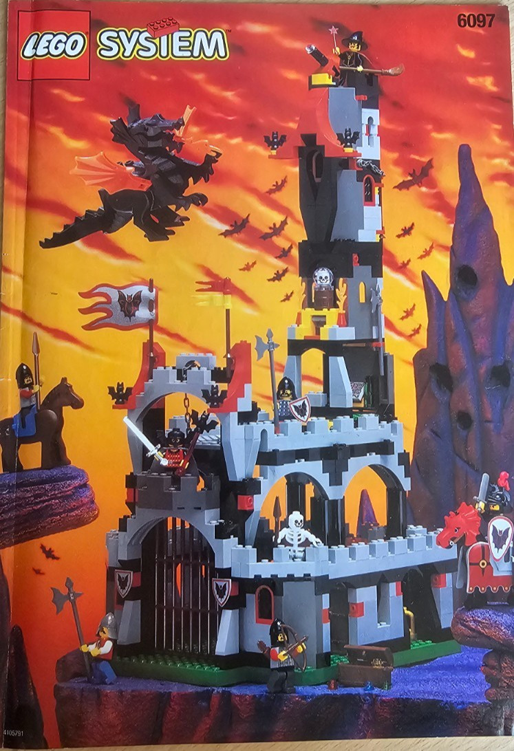 LEGO Castle 6097 - Burg des Grafen Fledermaus Komplett vollständig mit Anleitung