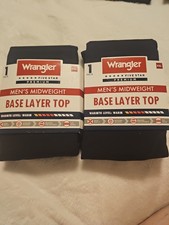 Wrangler Mens Midweight Base Long Sleeve Laye...