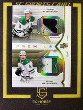 2020-21 Premier Premium Dual Patch/15 Miro Heiskanen,John Klingberg FCLX