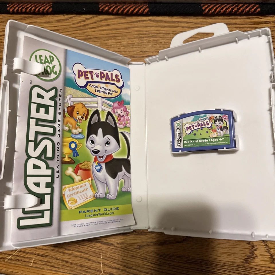 Lote de 3 juegos Leapfrog Leapster -Go Diego Go• Bob Esponja salva el día• Pet Pals Foto 4 de 4