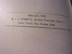 A+ cond. 1888 UPRR TOURIST BOOKLET ALASKA OREGON WASHINGTON 1ST ED RARE FLDG MAP — photo 5