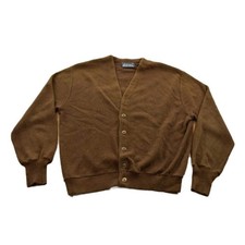 Vintage 1980s Arnold Palmer Robert Bruce Knit Cardigan Sweater Men's M