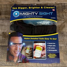 Mighty Sight LED Magnifying Eyewear Works