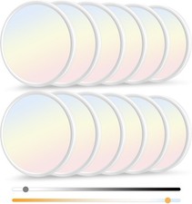 12 Pack 12 Inch 24W 5CCT LED Ceiling Lights Downlights Dimmable White 2880LM