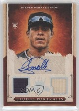 2015 Panini Diamond Kings Silver 93/99 Steven Moya #20 Auto 3g7