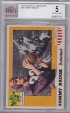 1955 TOPPS ALL AMERICAN FOOTBALL SAMMY BAUGH #20 TCU BVG 5 *514