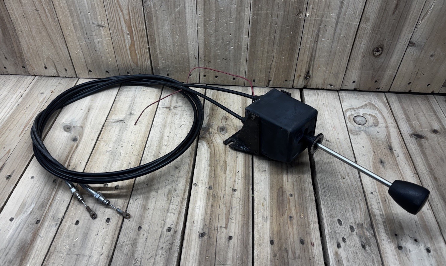 SNOWPLOW JOYSTICK CONTROLLER WITH CABLES 56018 WESTERN SNOWPLOW USED