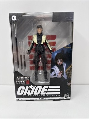 Hasbro G.I. Joe Classified Series Snake Eyes 6'' Akiko Action Figure. New