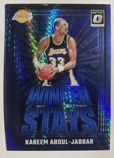 Kareem Abdul- 2024-25 Panini Donruss Optic /175 Winner Stays Prizm Blue Hyper #1