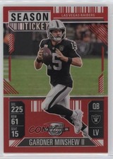 2024 Panini Contenders Optic Season Ticket Red Prizm /199 Gardner Minshew II 6q5