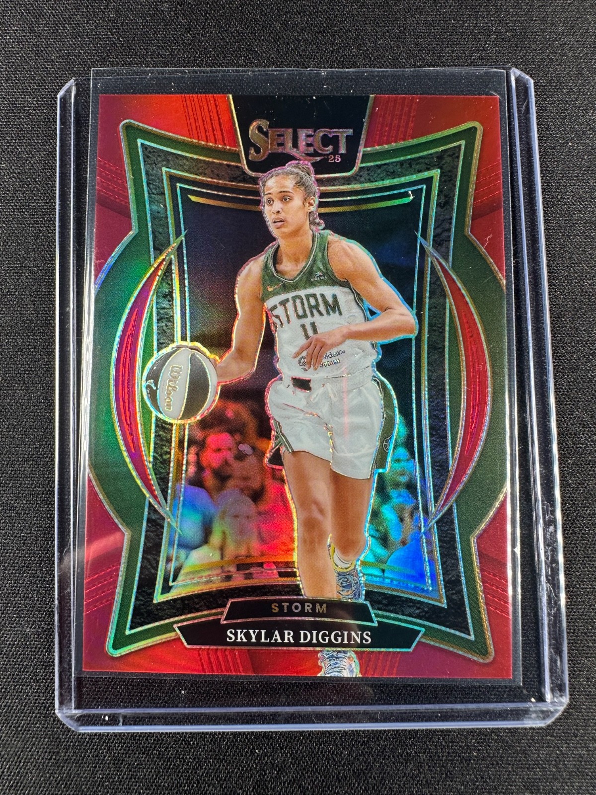 2025 Panini Select WNBA Skylar Diggins Red Prizm /149 Concourse #16 Storm