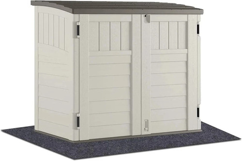 Meitola Outdoor Storage Shed Mat，Waterproof and 8' x 6', Brown, Gray, Black - Picture 6 of 7