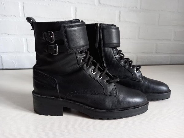 Women Massimo Dutti Boots Black 38 #N2VL