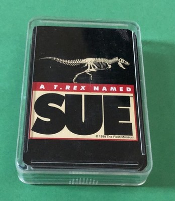 A  T. REX NAMED SUE pack of souvenir playing cards - 1998 The Field Museum