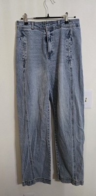 Pre-loved HABITUAL Women's Blue Jeans Wide-leg Lt Wash Sz 6/28