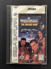 WWF Wrestlemania The Arcade Game SEGA Saturn Aklaim 1997 Complete