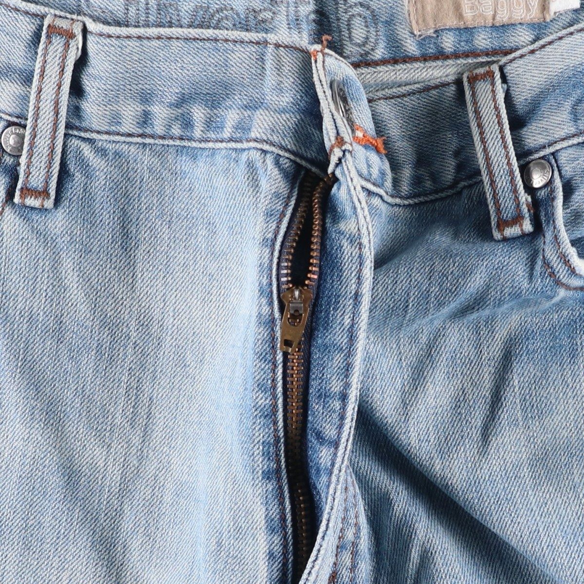 Vintage 2000'S Levi's Silver Tab Baggy Tapered Denim Pants Men's Size W35 thumbnail 7