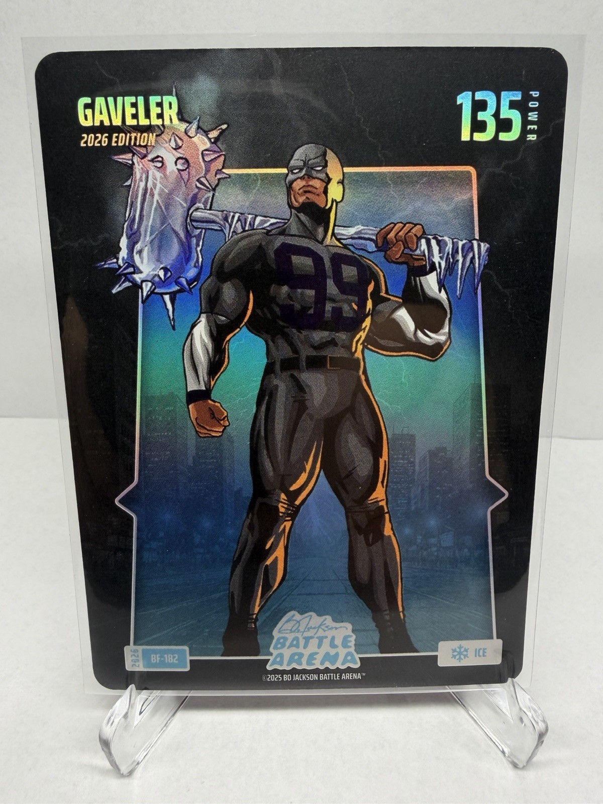 2026 Bo Jackson Battle Arena Gaveler Aaron Judge #BF-182 Ice Battlefoil