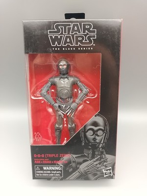  STAR WARS - Black Series 6''Inch #89 - 0-0-0 (Triple Zero) - OVP