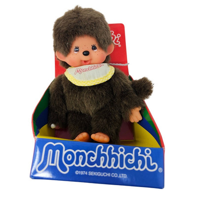NEW Vintage Monchhichi 1974 Plush Sekiguchi Monkey Boy Baby Doll 