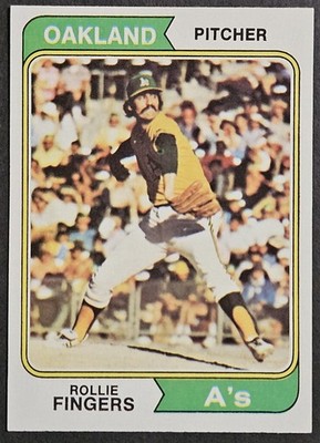 1974 Topps Set-Break #212 Rollie Fingers Oakland Athletics HOF