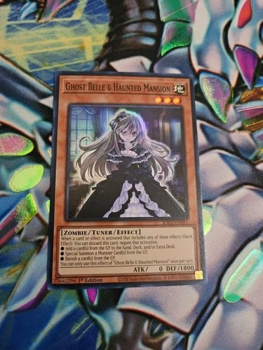 Yu-Gi-Oh! Ghost Belle & Haunted Mansion RA01-EN011 Super Rare 1st Ed NM