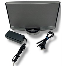 Bose SoundDock altoparlante portatile sistema musicale digitale nero argento 30 pin testato