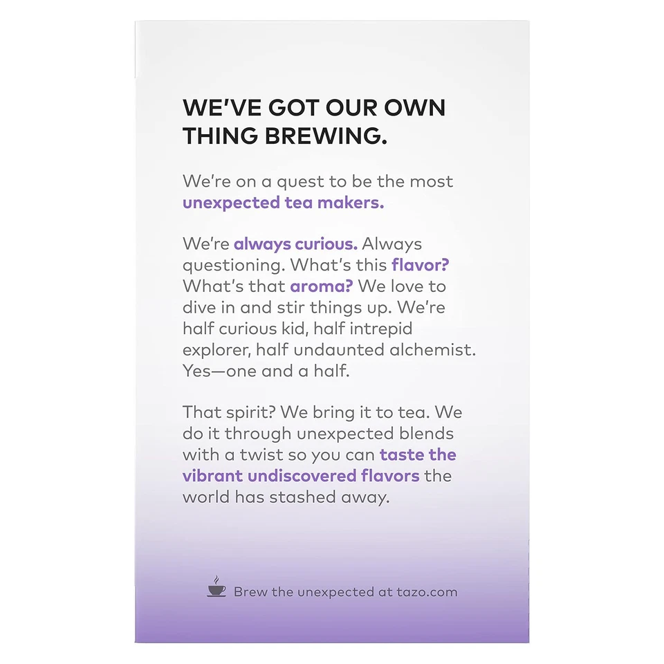 TAZO Dessert Delights Glazed Lemon Loaf Tea 6 Pack 90ct Herbal Caffeine-Free - Image 3 of 4