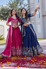 Ready made Lehenga Choli Bride Wedding Lengha Indian Party Sabyasachi Stitched L