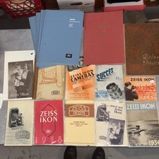 Lot Of Zeiss Ikon Contax Vintage Media 30s 40s German Photography Ephemera