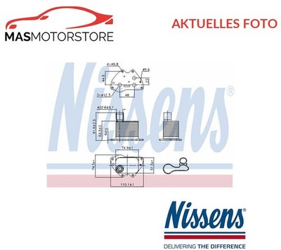 ÖLKÜHLER KÜHLER ÖL NISSENS 90981 P FÜR CHEVROLET CRUZE,TRAX,AVEO,ORLANDO