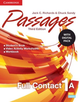 Passages Level 1 Full Contact A with Digital Pack, Richards, Jack C.,Sandy, Chuc