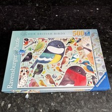 Ravensburger Our British Birds Jigsaw Puzzle 500 Matt Sewell Complete + Insert
