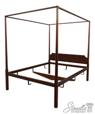 70147: ELDRED WHEELER Queen Size Cherry Canopy Bed