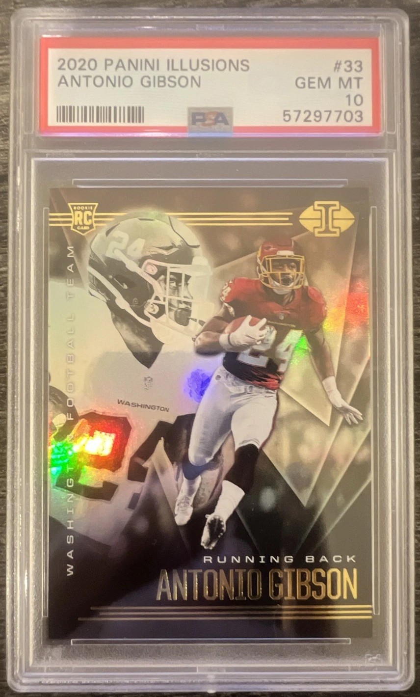 2020 Panini Illusions - Antonio Gibson #33 (RC)