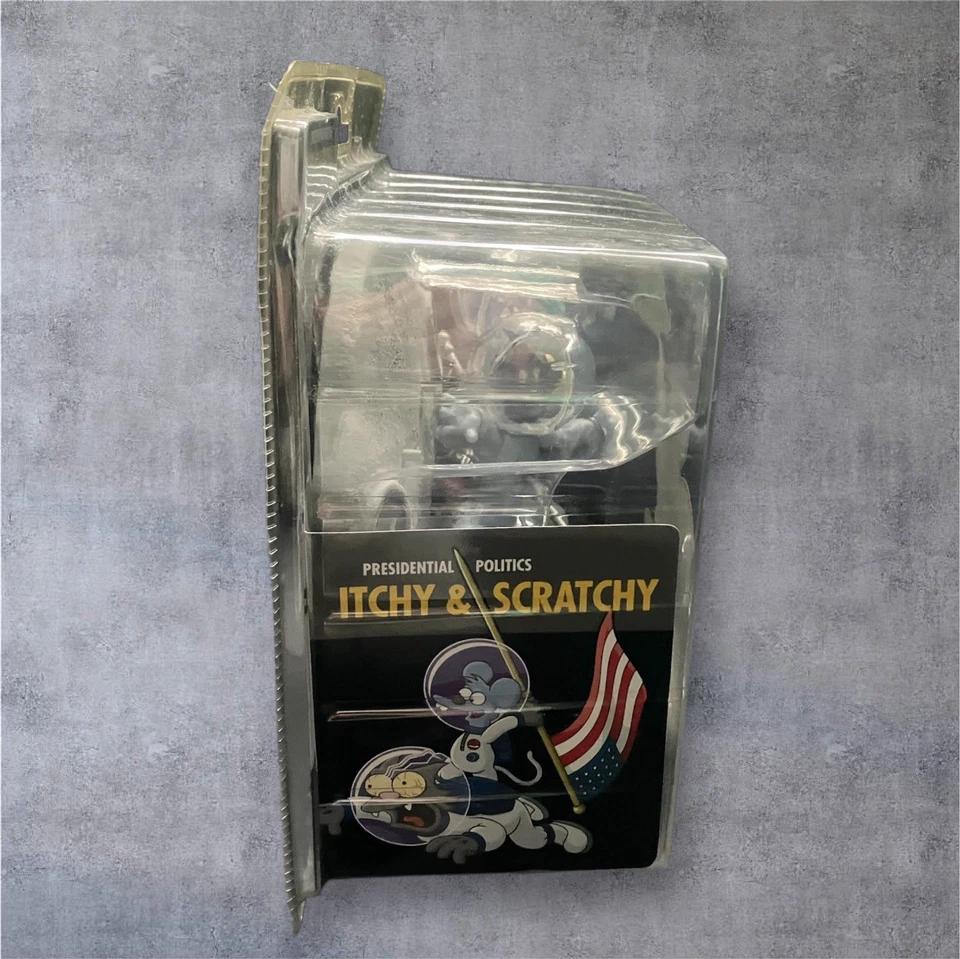 Boneco de política presidencial Simpsons filme coceira e arranhado McFarlane Toys novo com etiquetas - Imagem 4 de 4