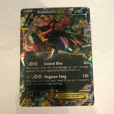 Pokémon TCG Krookodil-EX XY25 XY Promos Holo Promo 180 HP 130 (2014)
