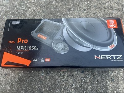 HERTZ MPK 1650.3 MILLE PRO SERIES 2-WAY 6.5'' KIT, 125W RMS, 3Ω, TOP QUALITY, NEW
