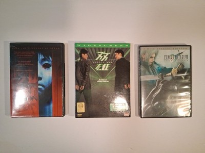 Takashi Shimizu JU-ON, Final Fantasy Advent Children, Heroic Duo Lot Of 3 DVDs 