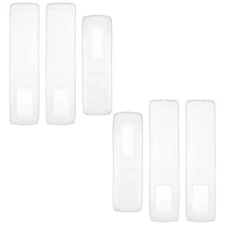 6 Pcs Silicone Remote Cover Clear Controller Sleeve Ac Protective Case
