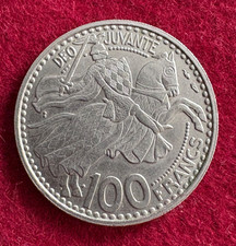MONACO: 100 Francs 1950 / F&uuml;rst RAINIER  III /3406