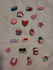 19 Croc Shoe Charm Western Bandana Cactus Sheriff Gun Horse Shoe Camera Cow Boot