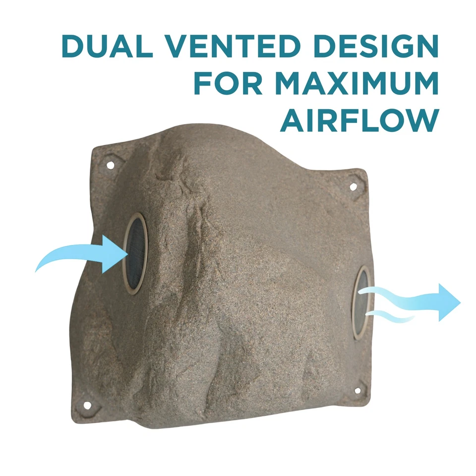 HALF OFF PONDS Bronceado Falso Roca Cubierta, Piedra Imitada Paisaje Roca, Ventilada Foto 4 de 4