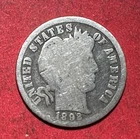 1898O US Barber SILVER Dime! "New Orleans" Mint! Lower Mintage! Old US Coin!